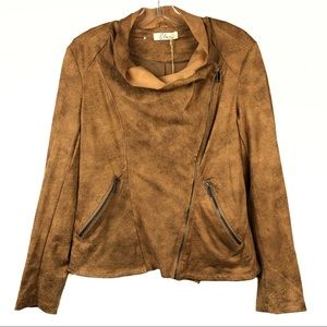 Elan Vegan Leather light weight jacket